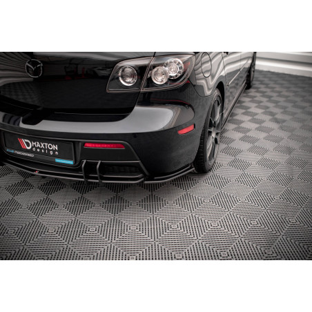 Splitters posteriori laterali Street Pro Mazda 3 MPS Mk1 US-Spec Version (Cod. M-MA3MPS1CNC-RSD1B)