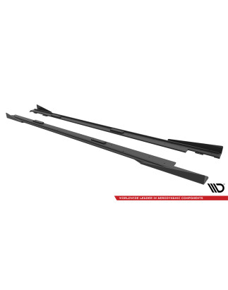Diffusori minigonne street pro + Flaps Mazda 3 MPS Mk1 (Cod. M-MA3MPS1CNC-SD1B+SF1G)
