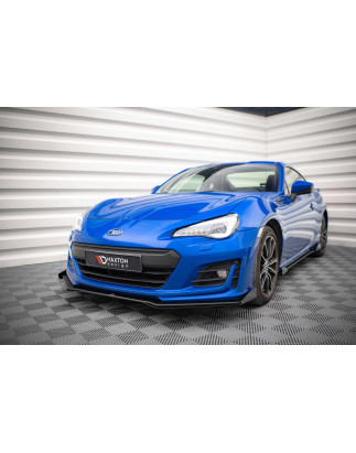 SPLITTER ANTERIORE street pro V.1 + Flaps Subaru BRZ Mk1 Facelift (Cod. M-SUBRZ1FCNC-FD1B+FSF1G)