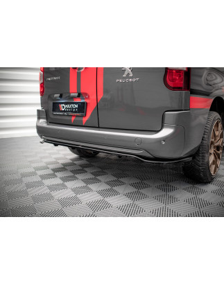 Splitter posteriore (con barre verticali) Peugeot Partner Long Mk3 (Cod. M-PE-PA-3-RD1G+RD2G)
