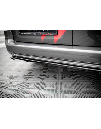 Splitter posteriore (con barre verticali) Peugeot Partner Long Mk3 (Cod. M-PE-PA-3-RD1G+RD2G)
