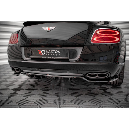 Splitter posteriore (con barre verticali) Bentley Continental GT V8 S Mk2 (Cod. M-BE-CO-GT-1F-RD1G+R