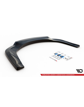 Splitter posteriore (con barre verticali) Bentley Continental GT V8 S Mk2 (Cod. M-BE-CO-GT-1F-RD1G+R