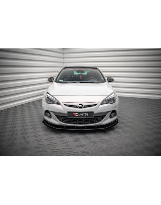 SPLITTER ANTERIORE street pro V.1 + Flaps Opel Astra GTC OPC-Line J (Cod. M-OPASJGTCOPCLINECNC-FD1B+