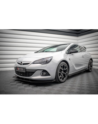 SPLITTER ANTERIORE street pro V.1 + Flaps Opel Astra GTC OPC-Line J (Cod. M-OPASJGTCOPCLINECNC-FD1B+