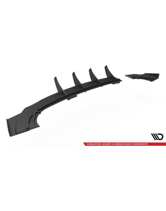 Street Pro Sottoparaurti posteriore + Flaps Opel Astra GTC OPC-Line J (Cod. M-OPASJGTCOPCLINECNC-RS1