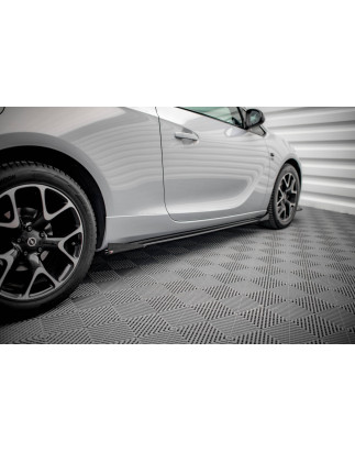 Diffusori minigonne street pro + Flaps Opel Astra GTC OPC-Line J (Cod. M-OPASJGTCOPCLINECNC-SD1B+SF1