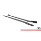 Diffusori minigonne street pro + Flaps Opel Astra GTC OPC-Line J (Cod. M-OPASJGTCOPCLINECNC-SD1B+SF1