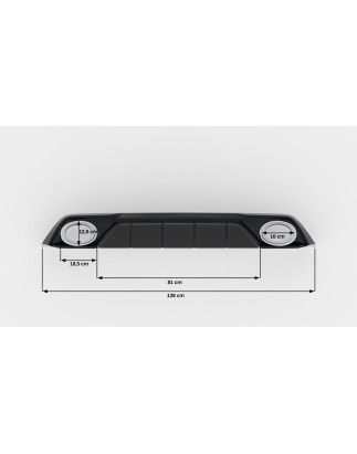 Sottoparaurti posteriore Audi RS3 8Y (Cod. M-AU-RS3-8Y-S-RS1G+RS1RG)