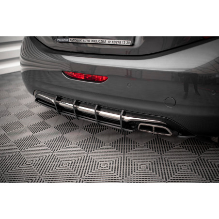 DIFFUSORE POSTERIORE street pro Peugeot 208 GTi Mk1 (Cod. M-PE2081GTICNC-RS1B)