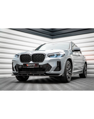 SPLITTER ANTERIORE V.1 BMW X4 M-Pack G02 Facelift (Cod. M-BM-X4-02F-MPACK-FD1G+FD1RG)