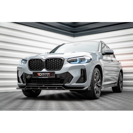 SPLITTER ANTERIORE V.1 BMW X4 M-Pack G02 Facelift (Cod. M-BM-X4-02F-MPACK-FD1G+FD1RG)