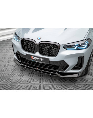 SPLITTER ANTERIORE V.1 BMW X4 M-Pack G02 Facelift (Cod. M-BM-X4-02F-MPACK-FD1G+FD1RG)