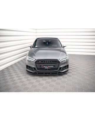 SPLITTER ANTERIORE street pro Audi S3 / A3 S-Line Sportback 8V Facelift (Cod. M-AUS33FSBCNC-FD1B)