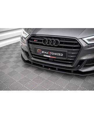 SPLITTER ANTERIORE street pro Audi S3 / A3 S-Line Sportback 8V Facelift (Cod. M-AUS33FSBCNC-FD1B)