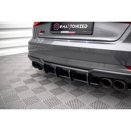 DIFFUSORE POSTERIORE street pro Audi S3 Sportback 8V Facelift (Cod. M-AUS33FSBCNC-RS1B)