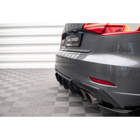 DIFFUSORE POSTERIORE street pro Audi S3 Sportback 8V Facelift (Cod. M-AUS33FSBCNC-RS1B)
