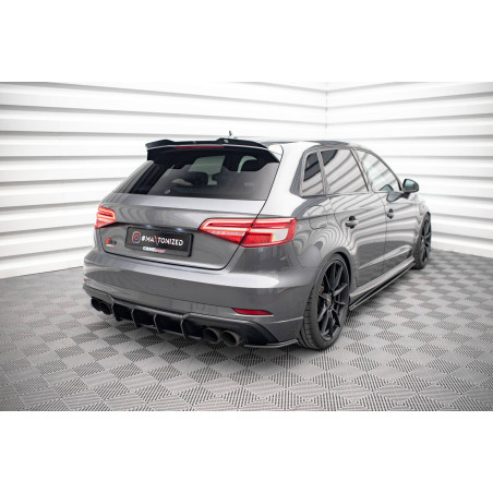 Splitters posteriori laterali Street Pro Audi S3 Sportback 8V Facelift (Cod. M-AUS33FSBCNC-RSD1B)