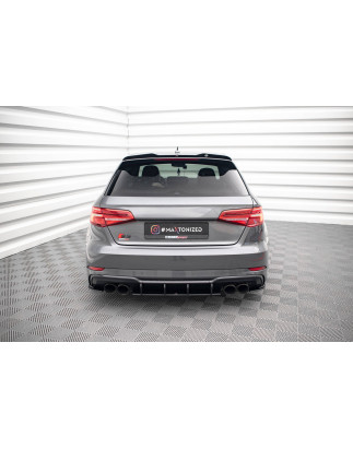 Splitters posteriori laterali Street Pro Audi S3 Sportback 8V Facelift (Cod. M-AUS33FSBCNC-RSD1B)