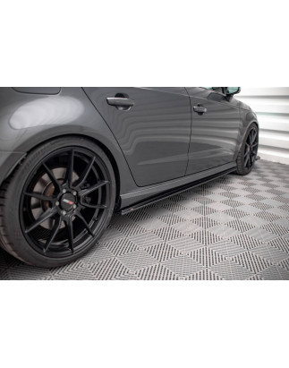 Diffusori minigonne street pro Audi S3 / A3 S-Line Sportback 8V Facelift (Cod. M-AUS33FSBCNC-SD1B)