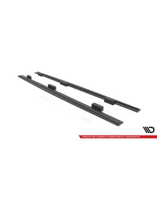 Diffusori minigonne street pro Audi S3 / A3 S-Line Sportback 8V Facelift (Cod. M-AUS33FSBCNC-SD1B)