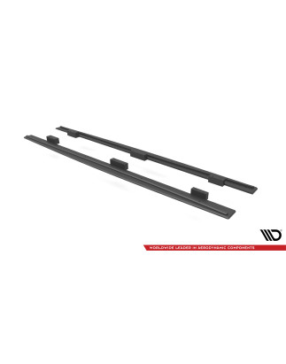 Diffusori minigonne street pro Audi S3 / A3 S-Line Sportback 8V Facelift (Cod. M-AUS33FSBCNC-SD1B)