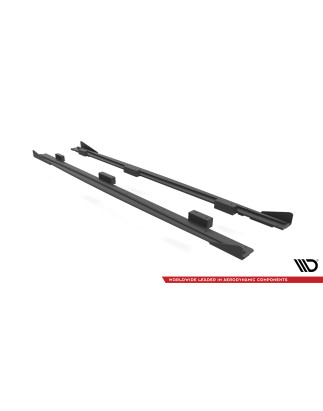 Diffusori minigonne street pro + Flaps Audi S3 / A3 S-Line Sportback 8V Facelift (Cod. M-AUS33FSBCNC