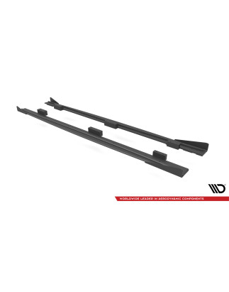 Diffusori minigonne street pro + Flaps Audi S3 / A3 S-Line Sportback 8V Facelift (Cod. M-AUS33FSBCNC