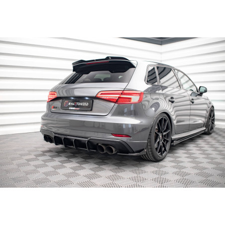 Spoiler Cap Audi S3 / A3 S-Line Sportback 8V  (Cod. M-AU-S3-3F-SB-CAP1G)