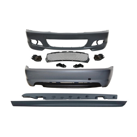 Kit Estetico BMW E46 98-05 2P / Cabrio Look M-Tech ABS Fendinebbia (Cod. E-TCB66646108170590040)