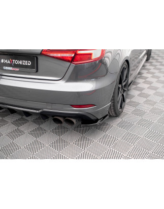 Splitters posteriori laterali V.1 Audi S3 Sportback 8V Facelift (Cod. M-AU-S3-3F-SB-RSD1G)