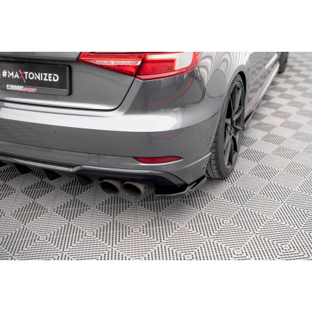 Splitters posteriori laterali V.1 Audi S3 Sportback 8V Facelift (Cod. M-AU-S3-3F-SB-RSD1G)