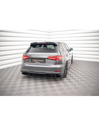 Splitters posteriori laterali V.1 Audi S3 Sportback 8V Facelift (Cod. M-AU-S3-3F-SB-RSD1G)
