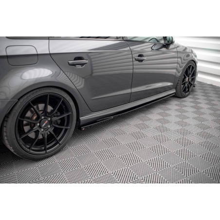 Diffusori minigonne V.2 Audi S3 / A3 S-Line Sportback 8V / 8V Facelift (Cod. M-AU-S3-3F-SB-SD1G)