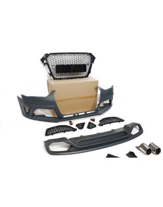 Kit Estetico Audi A4 B8.5 13-15 Look RS4 ABS (Cod. E-TCA00994949)