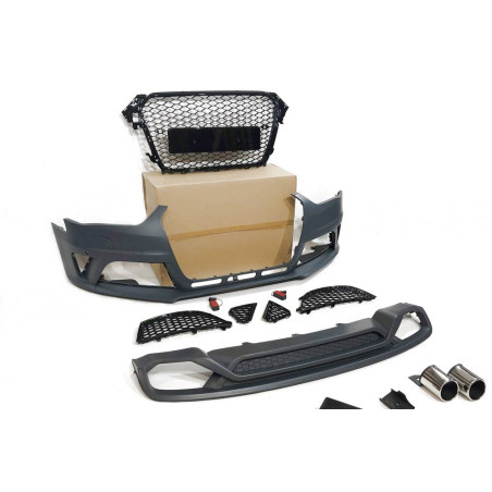 Kit Estetico Audi A4 B8.5 13-15 Look RS4 ABS (Cod. E-TCA00994949)