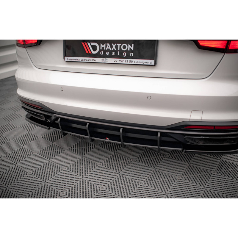 DIFFUSORE POSTERIORE street pro Audi A4 B9 Facelift (Cod. M-AUA4B9FCNC-RS1B)