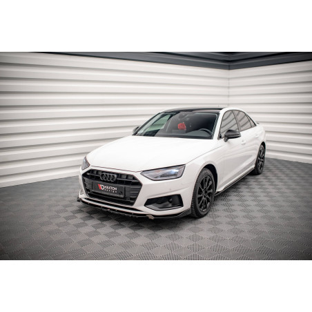 SPLITTER ANTERIORE V.1 Audi A4 B9 Facelift (Cod. M-AU-A4-B9F-FD1G)