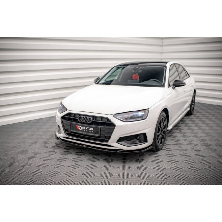 SPLITTER ANTERIORE V.2 Audi A4 B9 Facelift (Cod. M-AU-A4-B9F-FD2G)
