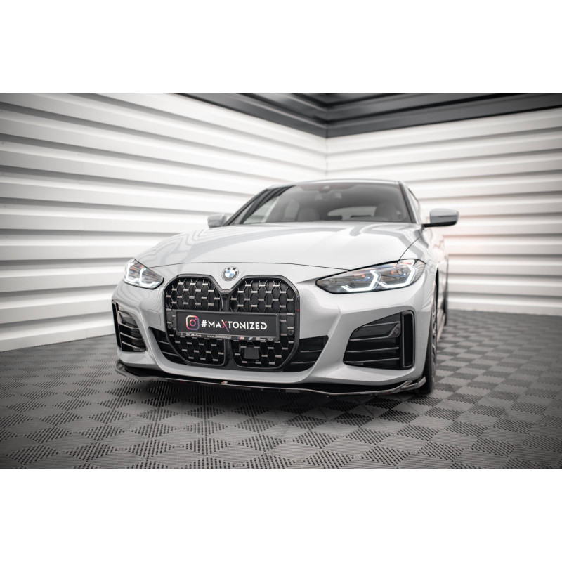 SPLITTER ANTERIORE V.1 BMW 4 / i4 Gran Coupe M-Pack / M440i G26 (Cod. M-BM-4-G26-MPACK-GC-FD1G)