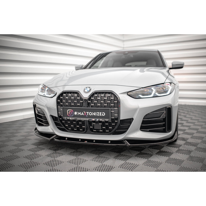 SPLITTER ANTERIORE V.2 BMW 4 / i4 Gran Coupe M-Pack / M440i G26 (Cod. M-BM-4-G26-MPACK-GC-FD2G)
