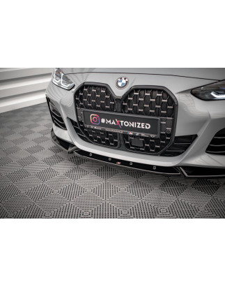 SPLITTER ANTERIORE V.2 BMW 4 / i4 Gran Coupe M-Pack / M440i G26 (Cod. M-BM-4-G26-MPACK-GC-FD2G)