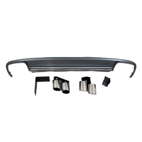 Diffusore Posteriore Audi A4 B8 Limousine / Avant 13-15 Look S4 (Cod. E-TCA0182)