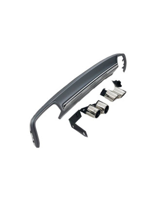 Diffusore Posteriore Audi A4 B8 Limousine / Avant 13-15 Look S4 (Cod. E-TCA0182)