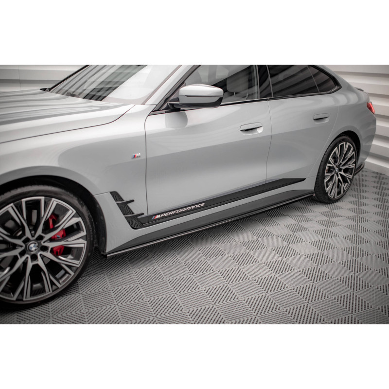 Diffusori minigonne V.1 BMW 4 Gran Coupe M-Pack / M440i G26 (Cod. M-BM-4-G26-MPACK-GC-SD1G)