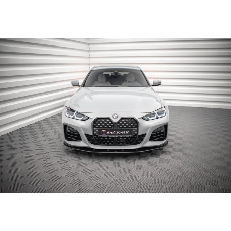 SPLITTER ANTERIORE street pro BMW 4 Gran Coupe M-Pack G26 (Cod. M-BM4G26MPACKGCCNC-FD1B)