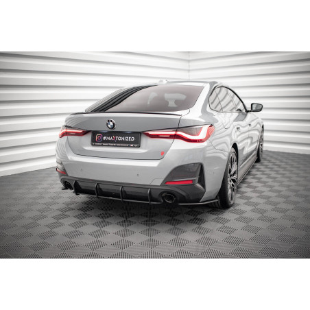 DIFFUSORE POSTERIORE street pro BMW 4 Gran Coupe M-Pack G26 (Cod. M-BM4G26MPACKGCCNC-RS1B)