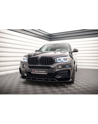 SPLITTER ANTERIORE V.2 BMW X6 M-Pack F16 (Cod. M-BM-X6-16-MPACK-FD2G+FD2RG)