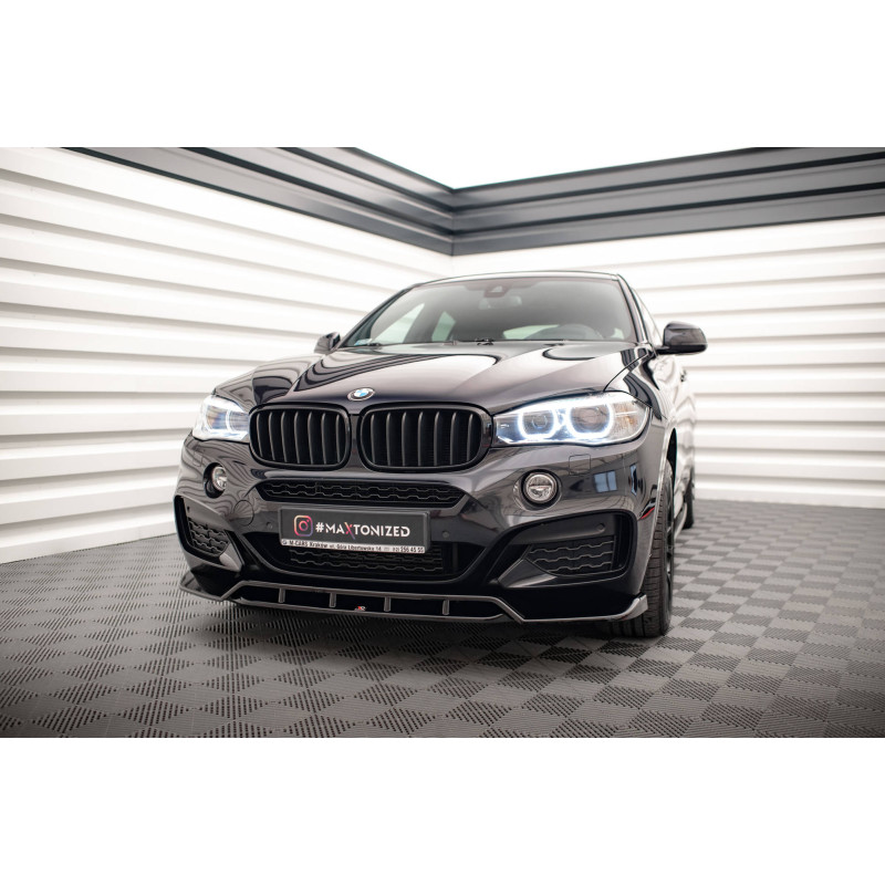 SPLITTER ANTERIORE V.2 BMW X6 M-Pack F16 (Cod. M-BM-X6-16-MPACK-FD2G+FD2RG)
