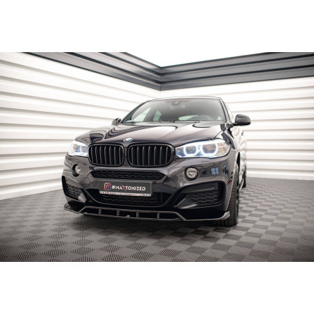 SPLITTER ANTERIORE V.2 BMW X6 M-Pack F16 (Cod. M-BM-X6-16-MPACK-FD2G+FD2RG)